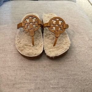 Tory Burch Cloud Shearling Slippers